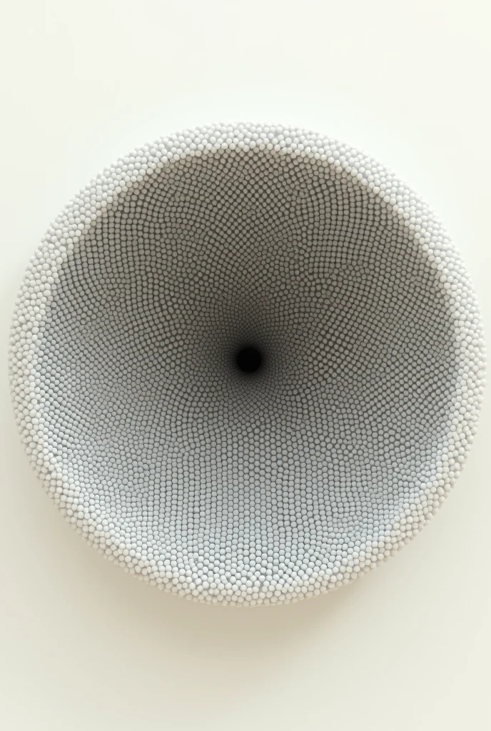 a hundred circles in the inside of a circle