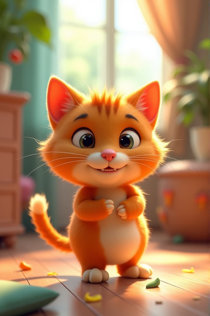 In 3d animation style’  Billu the cat