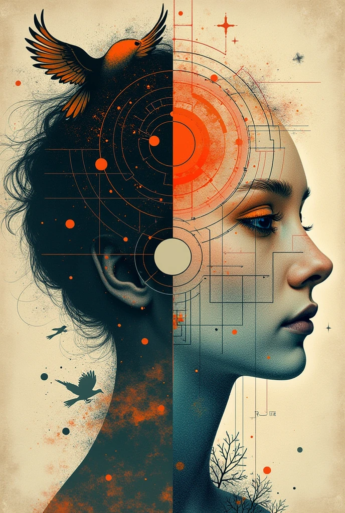 1. Dual Imagery:
 * Concept: Visually represent the clash or harmony between imagination and illustration.
 * Design:
   * Side-by-side: Show a dreamlike, abstract image on one side and a realistic, detailed illustration on the other.
   * Overlapping: Have the two images partially overlap, suggesting a blending or conflict.
   * Contrast: Use stark color contrasts or opposing shapes to emphasize the difference.
2. Metaphorical Representation:
 * Concept: Use symbols or metaphors to convey the theme.
 * Design:
   * A caged bird: The bird represents imagination, while the cage symbolizes the limitations of illustration.
   * A blank canvas: The canvas represents the limitless potential of imagination, while the paintbrush symbolizes illustration.
   * A maze: The maze represents the complexities of imagination, while the map represents the structured nature of illustration.
3. Typography:
 * Concept: Use typography to create a visually striking and thought-provoking design.
 * Design:
   * Calligraphic font: For imagination, use a flowing, organic font.
   * Geometric font: For illustration, use a structured, rigid font.
   * Overlapping text: Have the two fonts overlap or intertwine to represent the interplay between imagination and illustration.
4. Interactive Element:
 * Concept: Create a cover that encourages interaction and exploration.
 * Design:
   * Hidden image: Incorporate a hidden image or message that can only be seen when the cover is viewed from a certain angle or under a certain light.
   * Scratch-off element: Reveal a hidden image or message when scratched off.
Additional Considerations:
 * Color palette: Choose colors that evoke imagination (bright, vibrant) and illustration (neutral, realistic).
 * Layout: Consider the layout of elements on the cover. A balanced or asymmetrical layout can create visual interest.
 * Materials: Use high-quality materials to make a lasting impression.
By combining these ideas and tailoring them to your specific proje