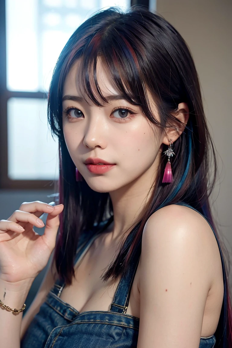 (Browsing Caution:1,4),Mix 4, (8k, RAWphotograph, Highest quality, Tabletop: 1.45), (Realistic, Realistic: 1.37),illumination, night, プロのillumination, photographn mapping, Radio City, Physically Based Rendering, Gradient Brunette, 高品質のphotograph, High resolution, 1080P, (Detailed facial depiction), (Detailed description of the hand), (Delicate CG), Extreme light and shadow, Rich details, (Detailed facial features), (Highest quality), Look in front of you, Highly detailed face, Highly detailed lips,  超High resolution, (truth: 1.4), photograph, 1 Girl, [(sad)],  , Thin limbs, movie, Cool pose, I Cup, Highest qualityな完璧なボディ, photographのような, (1 Girl: 1.3), Perfect balance, (Huge, Perfect breasts, Areola),(Realistic, Realistic:1.37),One Girl, Cowboy Shot,Professional Lighting, Photon Mapping, Radio City, RAWphotograph、(Realistic:1.4)、Octane Rendering、Complex 3D rendering with ultra-detail, Studio Soft Light, Rim Light, Crisp details, Super detailed, Realistic skin texture, detailed aspects, Beautiful details in the eyes, Highly detailed CG Unity 16k wallpaper, Compensate, (Detailed Background:1.2),Highest quality, 超High resolution, Tabletop, One Girl, One Girl,alone, Upper Body,Show Viewer, White Background, Bobcut, short hair, Multicolored Hair, Compensate , Lips parted, Black Lips, eyeliner, Gothic, Goth Girl,((Multicolored Hairの色:1.4)),(((Completely naked))),(((nsfw))),((Small breasts:1.2))