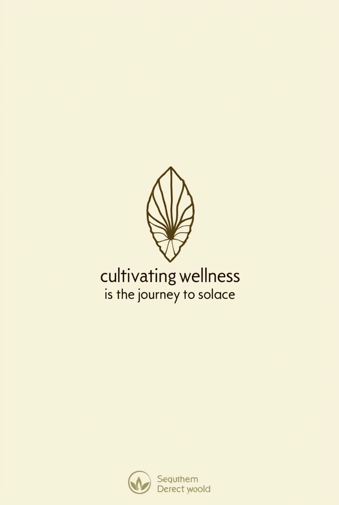 Solace Health Center Clinic Logo with  “Cultivating wellness is the journey to solace” text