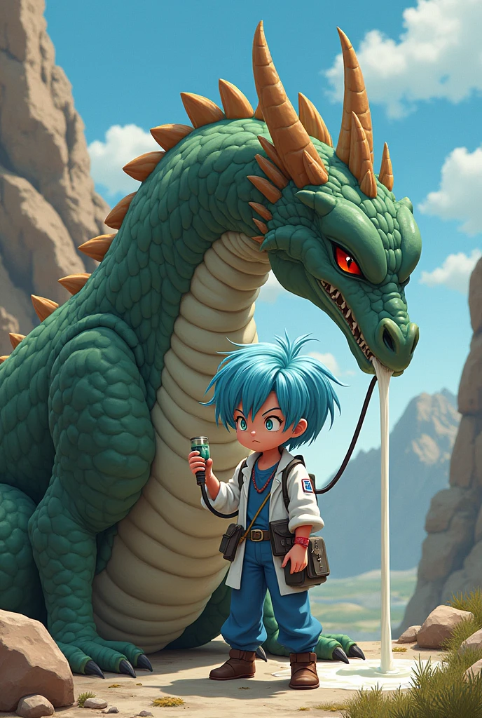 Has Bulma already milk from dragon ball