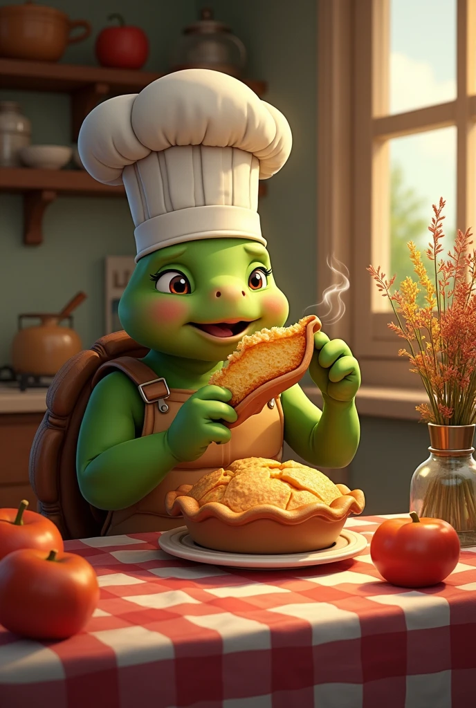turtle + apple pie