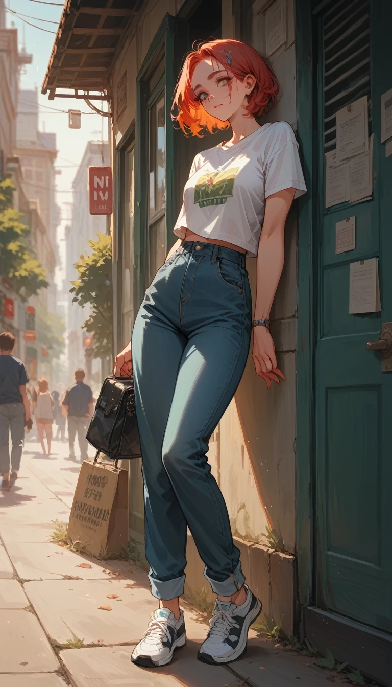 A woman, full body, nsfw