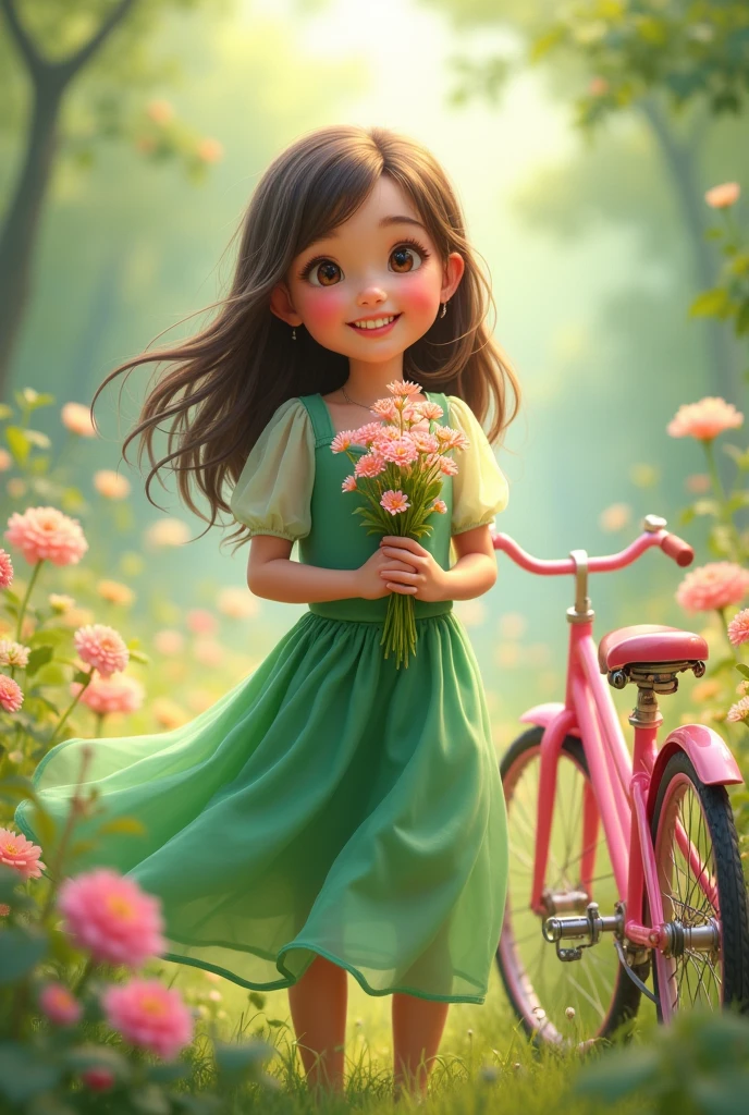 Little girl found a trapped puppy. Little girl suddenly found a puppy trapped in a deep pit.,It shivers,Looks scared and helpless。The little girl stopped immediately,Crouching with concern,Reach out to save it。Cute digital painting, Realistic cute girl drawing, Beautiful digital illustrations, Lovely and detailed digital art, Cute digital art, A beautiful artistic illustration, Beautiful digital painting, Beautiful digital artwork, Kawaii realistic portrait, Gorgeous numbers, Beautiful digital art, Stunning digital illustrations, Artwork in the style of Guweiz, very Beautiful digital art