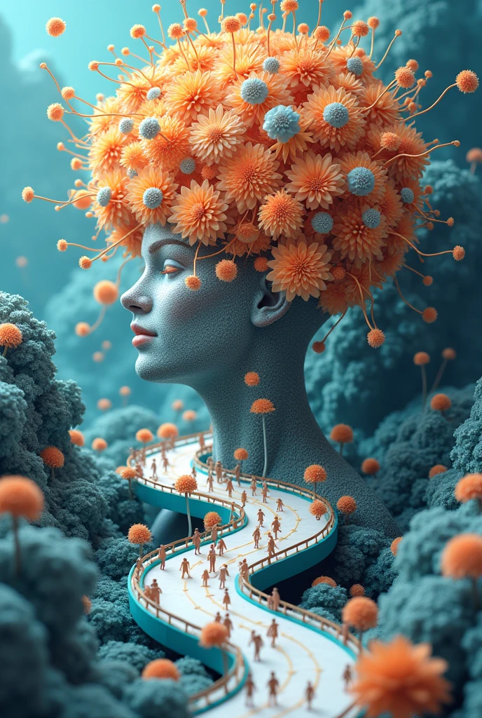 Make me a 3D illustration consist of disciplines and branches in the Social Science