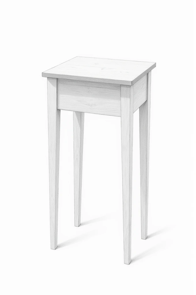 pencil sketch of a stand