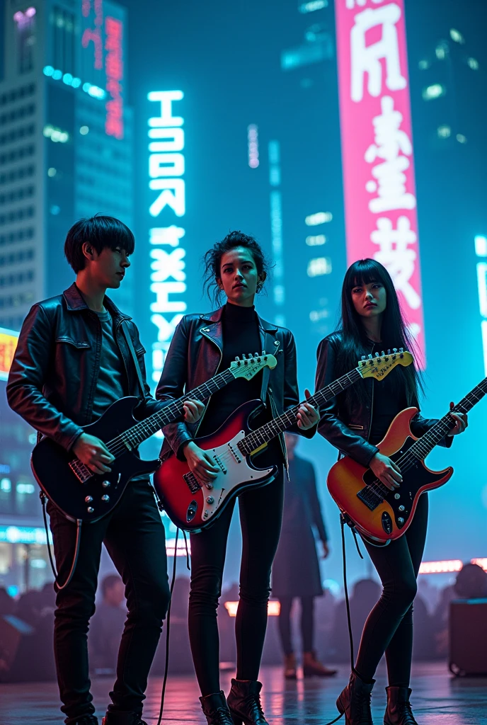 4-piece cyberpunk band