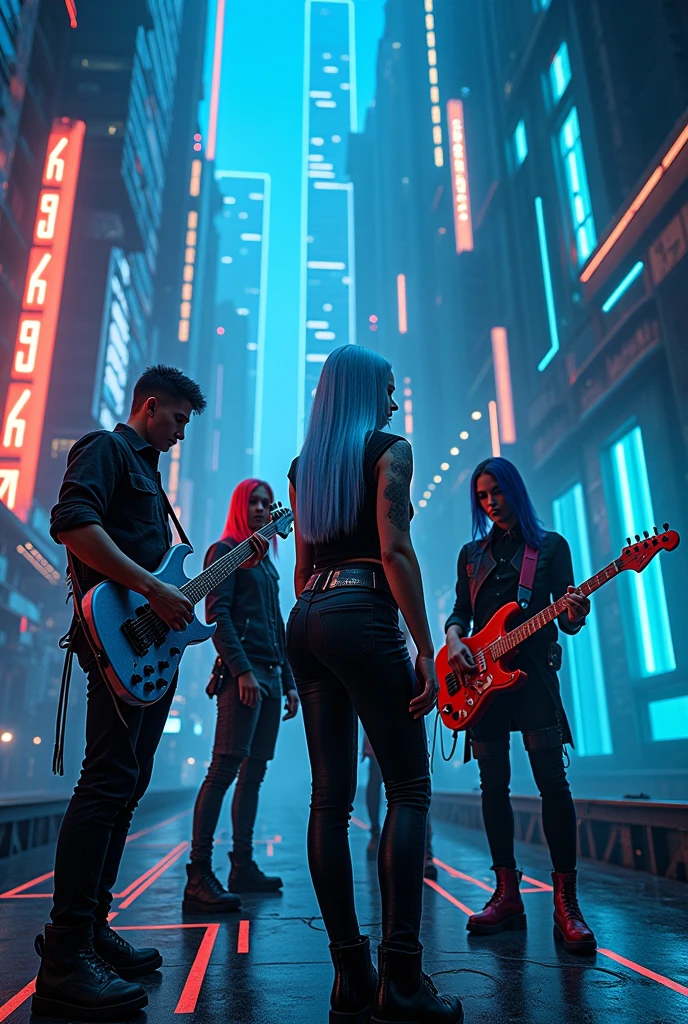 4-piece cyberpunk band