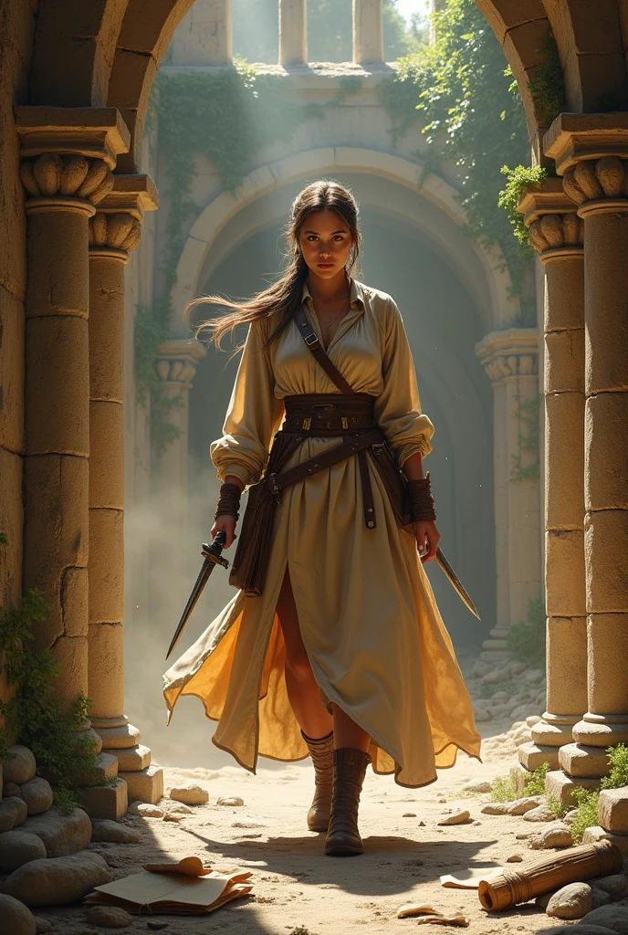 What Indiana Jones would look like in typical medieval clothing, Being a woman and coming from the country of Poland