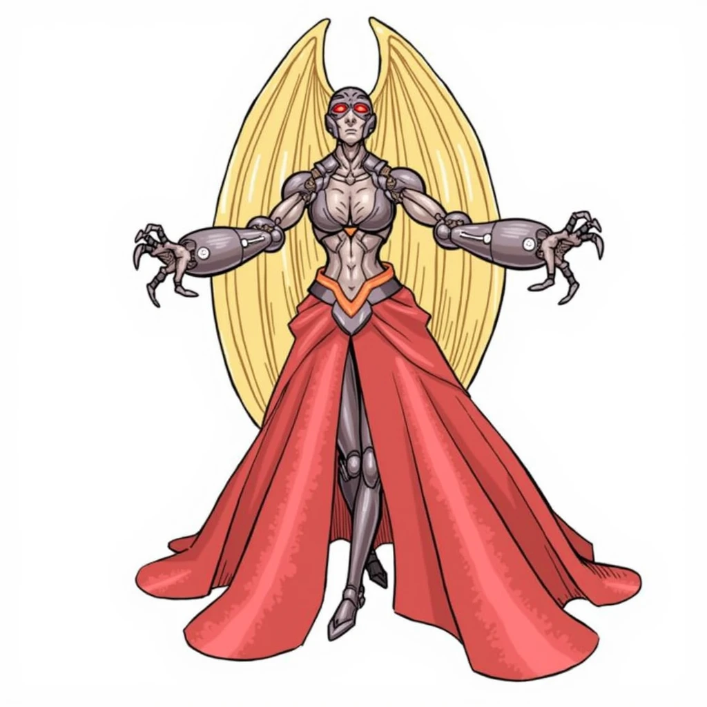 dark steel skin red eyes