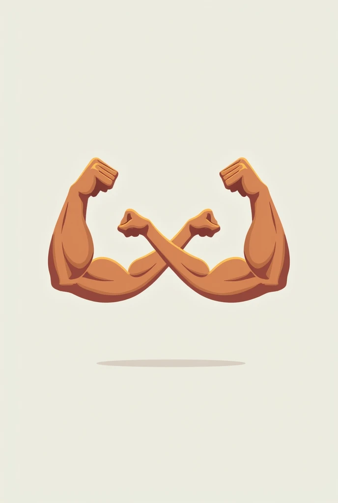 an emoji of 2 arms forming the letter T