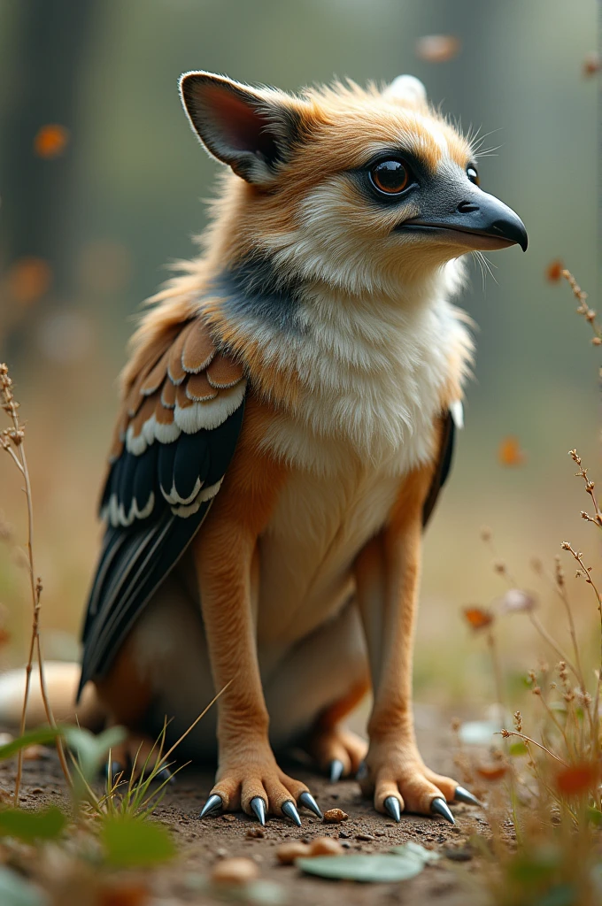 Dog mixed with quail