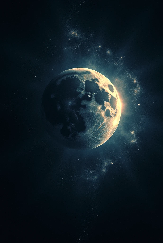 want a picture of the moon and the sun symbolizing that the moon always returns to the sun now I want a great picture and at the end the infinite eclipse
