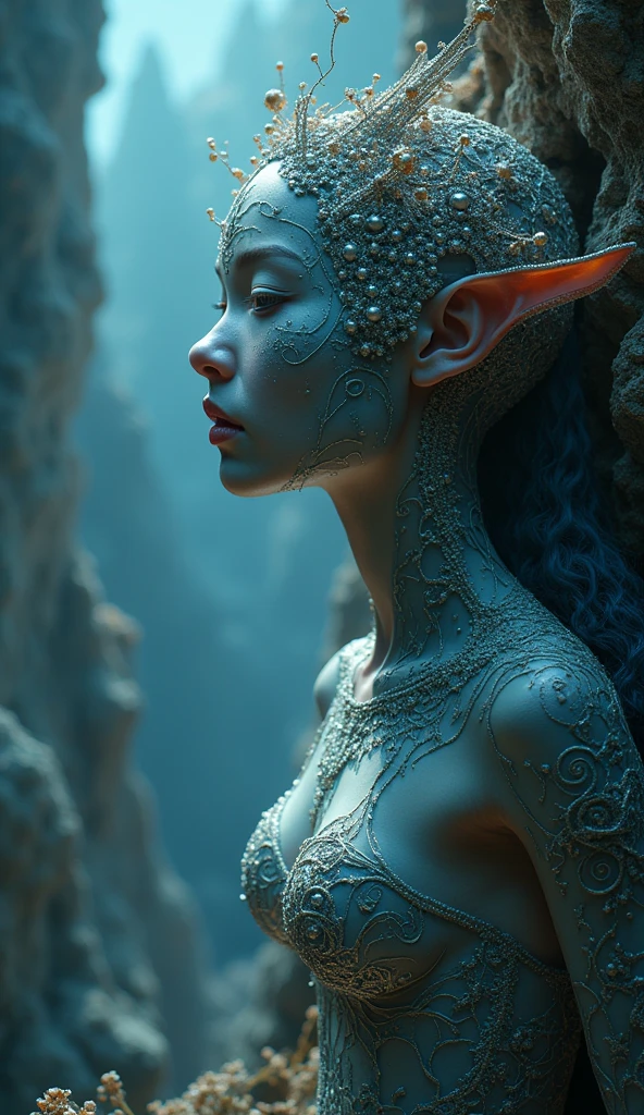 masterpiece, Best Quality, (Extremely detailed CG unity 8k wallpaper), (Best Quality), (best illustration), (best shadow), absurdities, Realistic lighting, (Abyss), beautiful detailed glitter, arte de PeterMohrBacher,