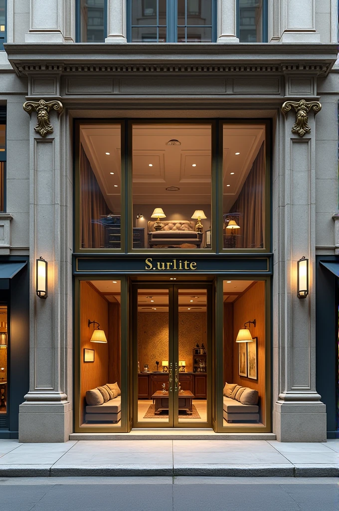 create furniture store facade