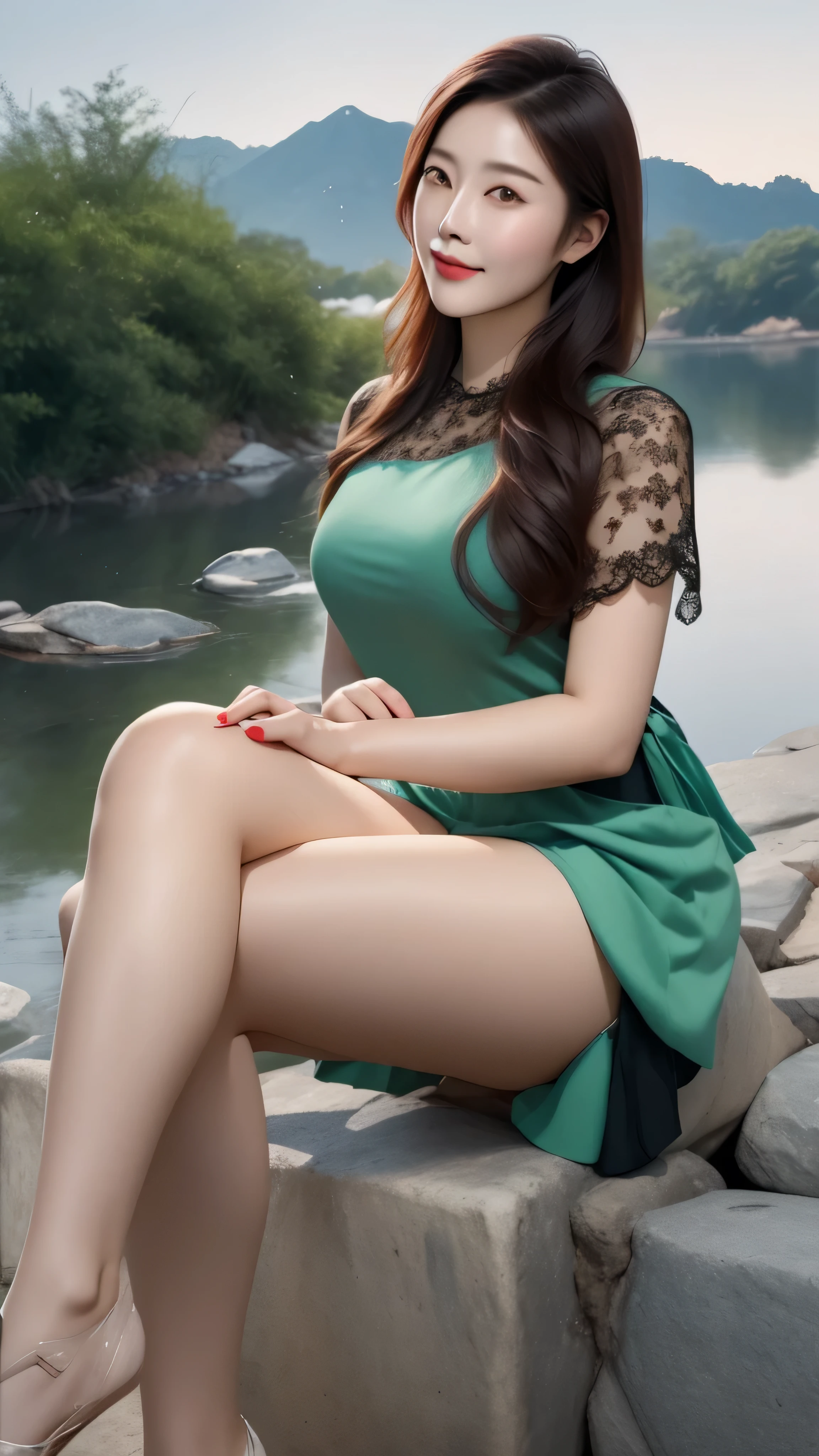 photographを撮っている女性グループのクローズアップ, photograph：Yang Jay, cg social hotspot, Sequential Art, Sleek red tights set, beautiful south Korean women, Tweiss, Korean female fashion model, Popular content of cgstation, sakimichan, formal, formal artwork, Korean women, Asian Woman, Korean Idol, goddess
