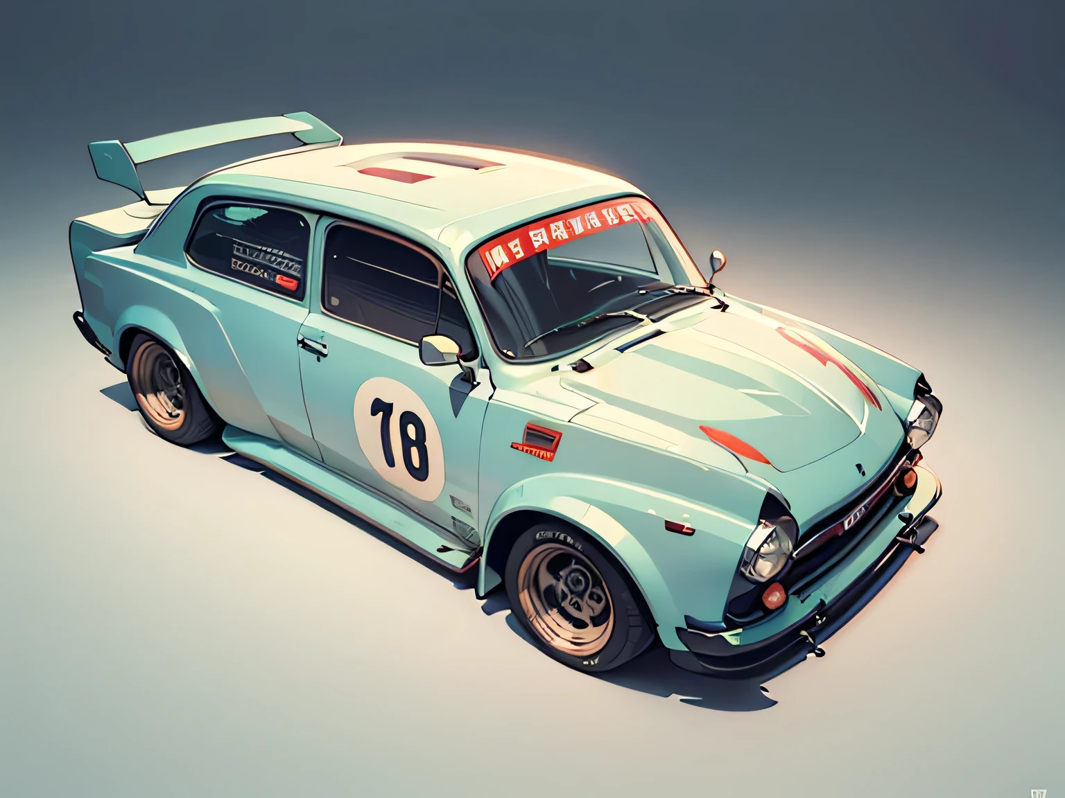 Japanese Suzuki minicar, Very Detailed illustrations.", Vehicle illustration, Manga style illustration, Cartoon style, HD illustration, 超Detailed illustrations, Vector illustration, Highly detailed hyperreal, Very Detailed illustrations, Detailed illustrations, Retro illustration, Highly detailed caricature, Artistic Illustration, Highly detailed vector art, Beautiful art illustrations