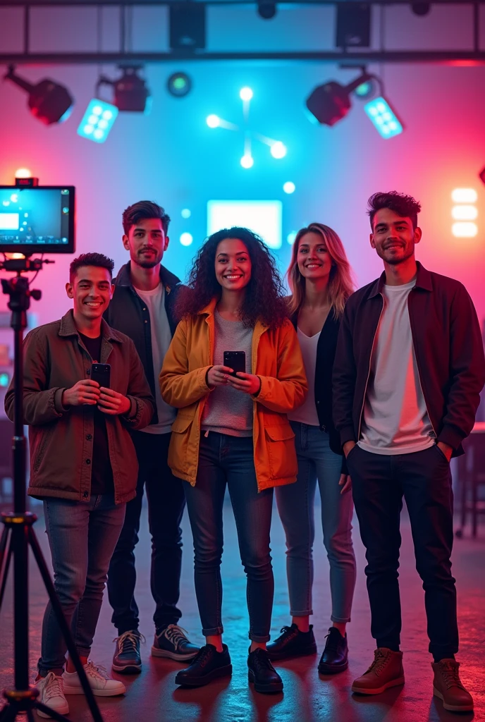 Image to promote a Videography training for social networks with vibrant and lively colors