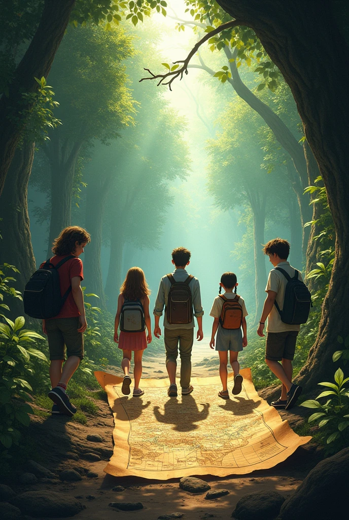 Lost Treasure**: A group of friends finds an old, mysterious map in their attic that leads to a hidden treasure. As they follow the map, they uncover secrets about their family's past