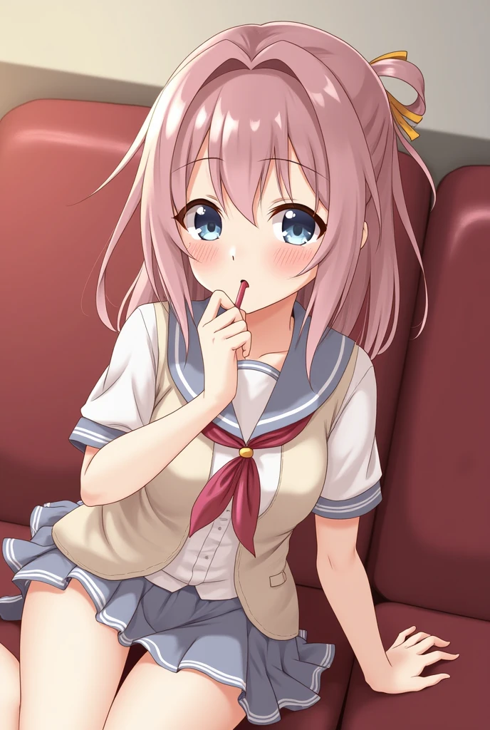 Anime girls sucking cock