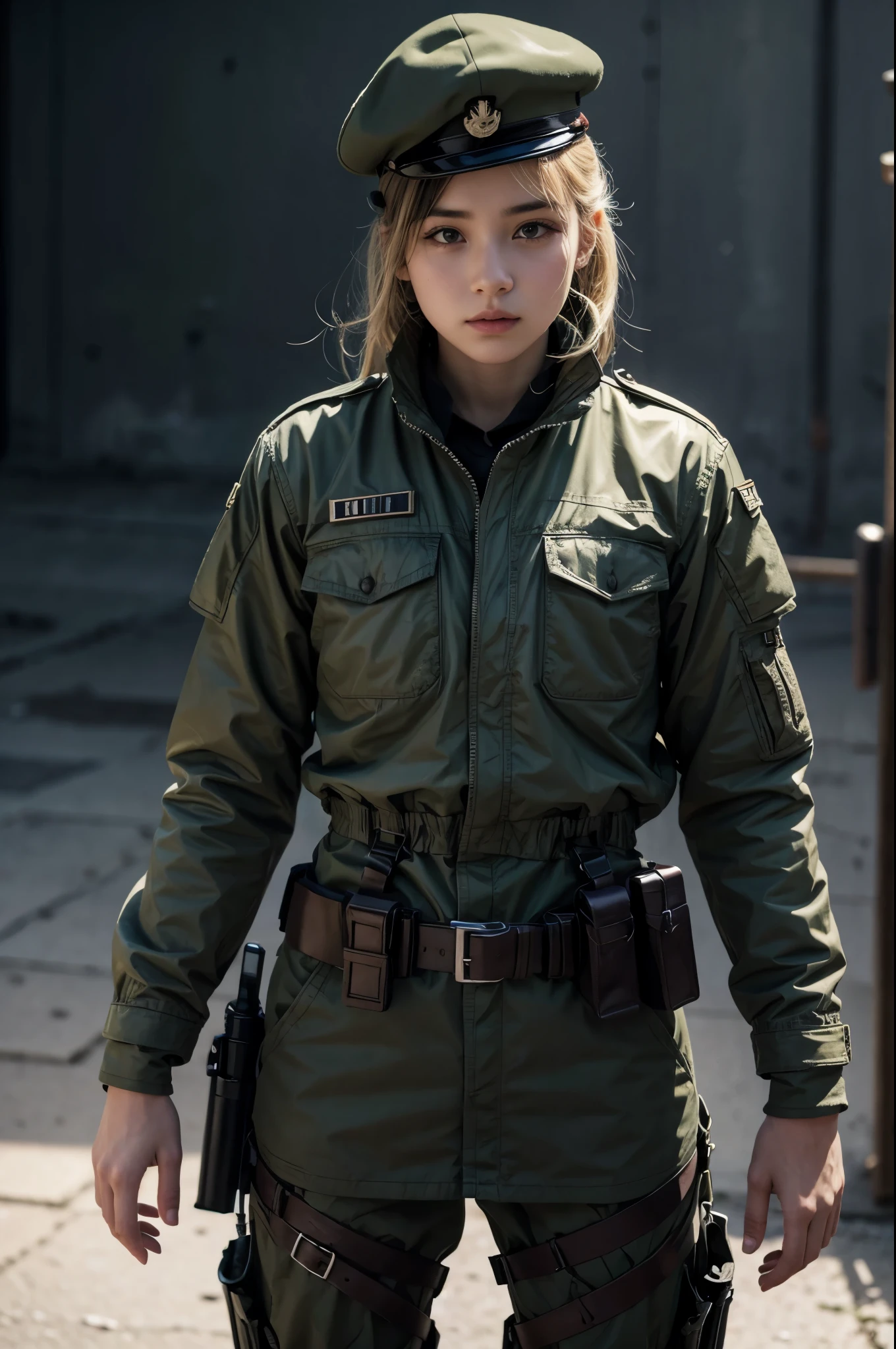 a standing soldier 