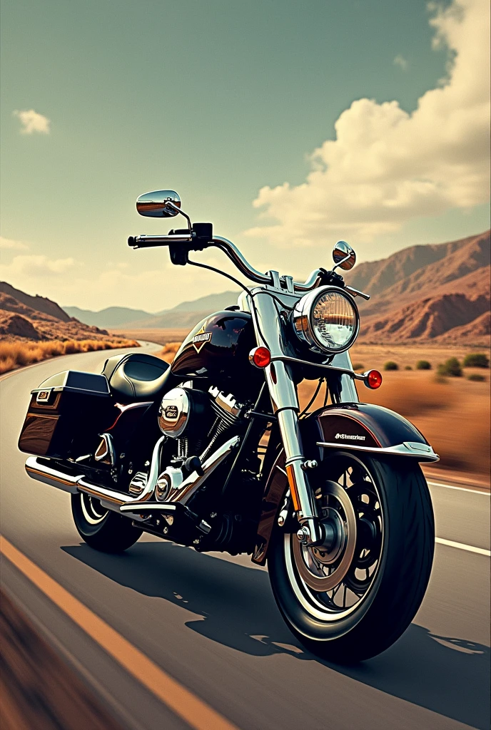 I need an image that represents the Harley Davidson touring motorcycle on a t-shirt