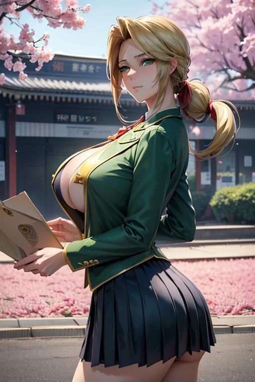 8k((((( back, 振り向く金髪のwoman,back, 振り向く金髪のwoman )))))
A silly smile is the face we want.(handing over a love letter)((woman,Huge breasts, (Huge breasts:1.8),とても唇が赤いHuge breastsを強調,Big Ass,Narrow waist,Long legs,Green Eyes立っている))8k(walk, Cherry tree、The wind blows and the cherry blossoms dance, A road lined with cherry trees) 8k((((Anime Style),(The facial expression is good:1.1))))8k(((((Anime Style)Green Eyes)))) 8k((Standing at the station))8k((Waiting for a train at the station))8k((Morning))8k((Beauty))((学生blazer15
歳学生
服 緑のネクタイ, blazer, Pleated skirt))8k((((( back, 振り向く金髪のwoman)))))