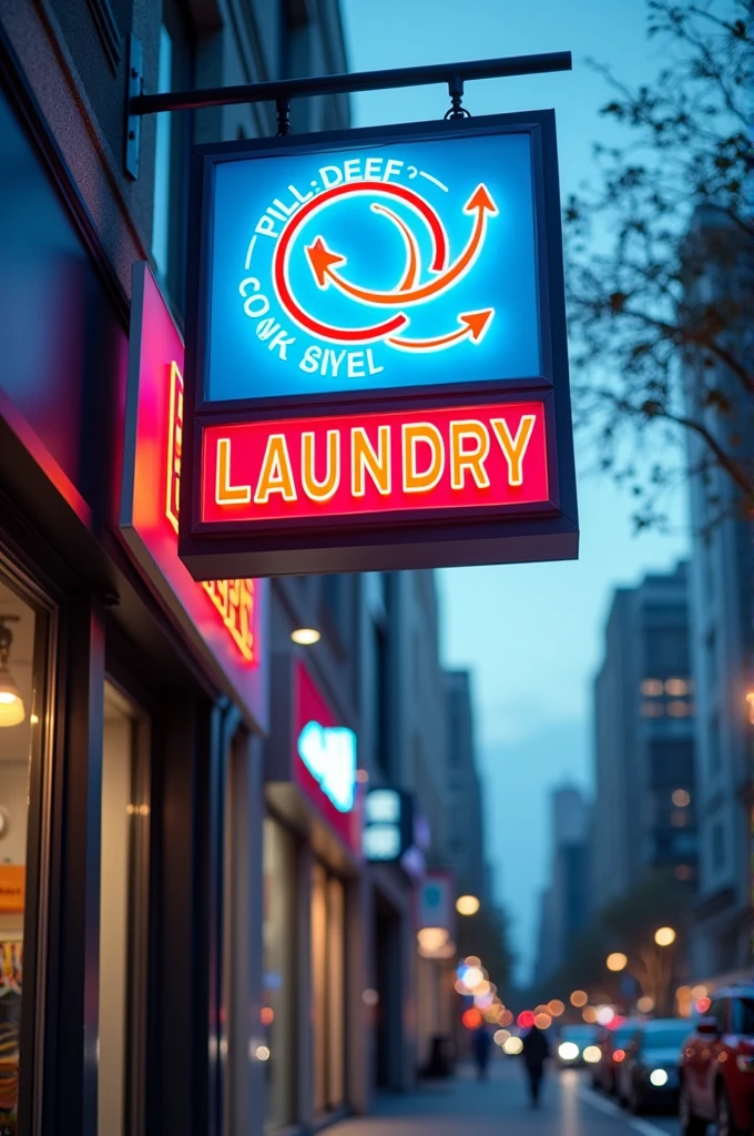 make me a signage of a laundry Shop that is easy to remember. Characteristic of a the logo: Speedy and Clean