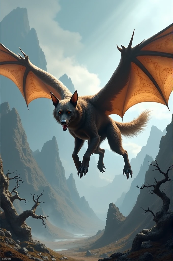 The dog and bat and Eagle mix
