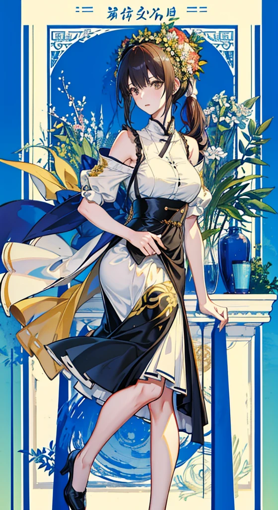 noon, In class, Two female proctors walked into the classroom, Bare shoulders,Real details, Holding a top-secret document bag, Two people wearing white T-shirts、Extra large breasts,, Big Ass, Long hair, Ponytail, blond, Long-legged female invigilator, The female proctor looks at the camera, Sweating profusely, Clothes are soaked, Art Nouveau style((Xinhaicheng), CGSTATION popularity, Shinkai Makoto H 2160,Inspired by Border Guard,Shinkai Makoto,plan,Guwitz's style,High-quality images,4K,8k,solve,((Leaning against the wall,Sideways posture))
