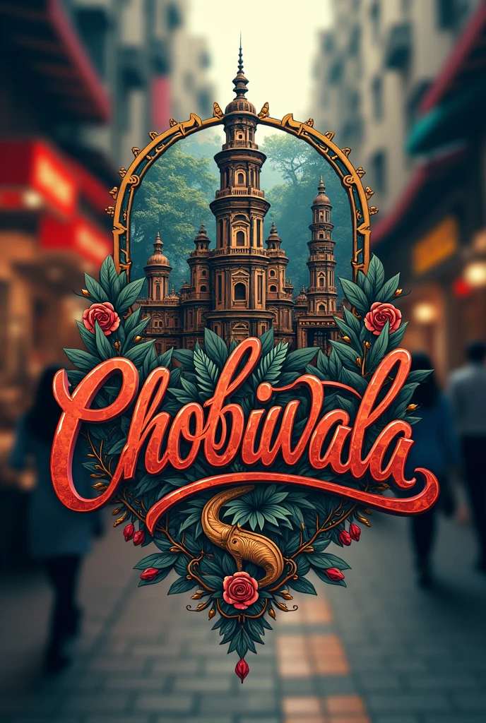 Logo for chobiwala with kolkata vibe for instagram photography page
