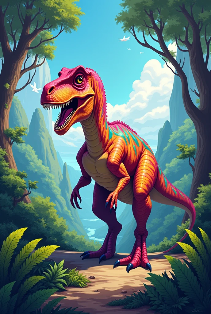 coloring dinosaur