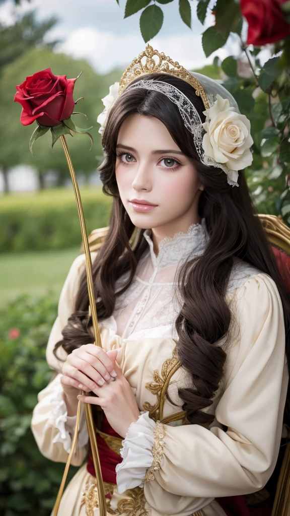 Realistically generate Oscar from The Rose of Versailles