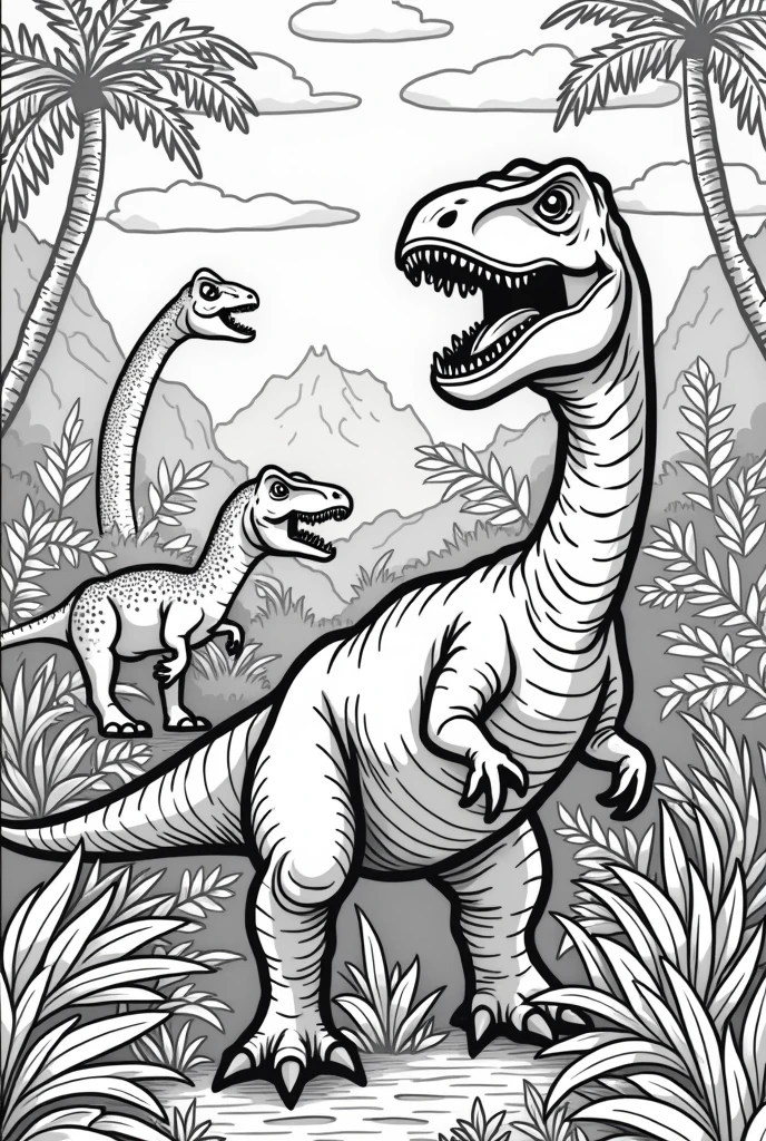 Dinosaur coloring pages