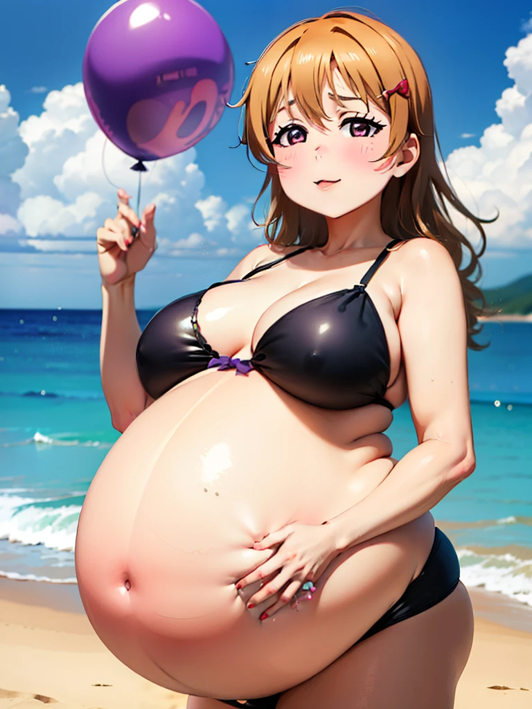 Old gold hair,Big Baby Bump pregnant, Japanese , Big , nipple, cum, Big Blue Balloons,16 years girl, Big pregnant Belly, Big Pregnant girl, Largest Belly of Pregnant, Huge Pregnancy, background beach,Huge 9 months Pregnancy Belly,huge belly expansion, huge belly girl, purple eyes, Konoe Kanata from love live nijigasaki