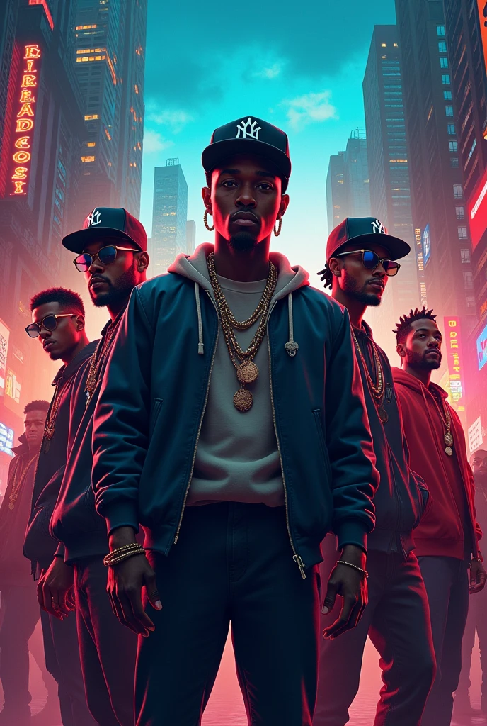Make me background of resolution 720×1280
In the bottom of the background i need 4 or 5 rappers 