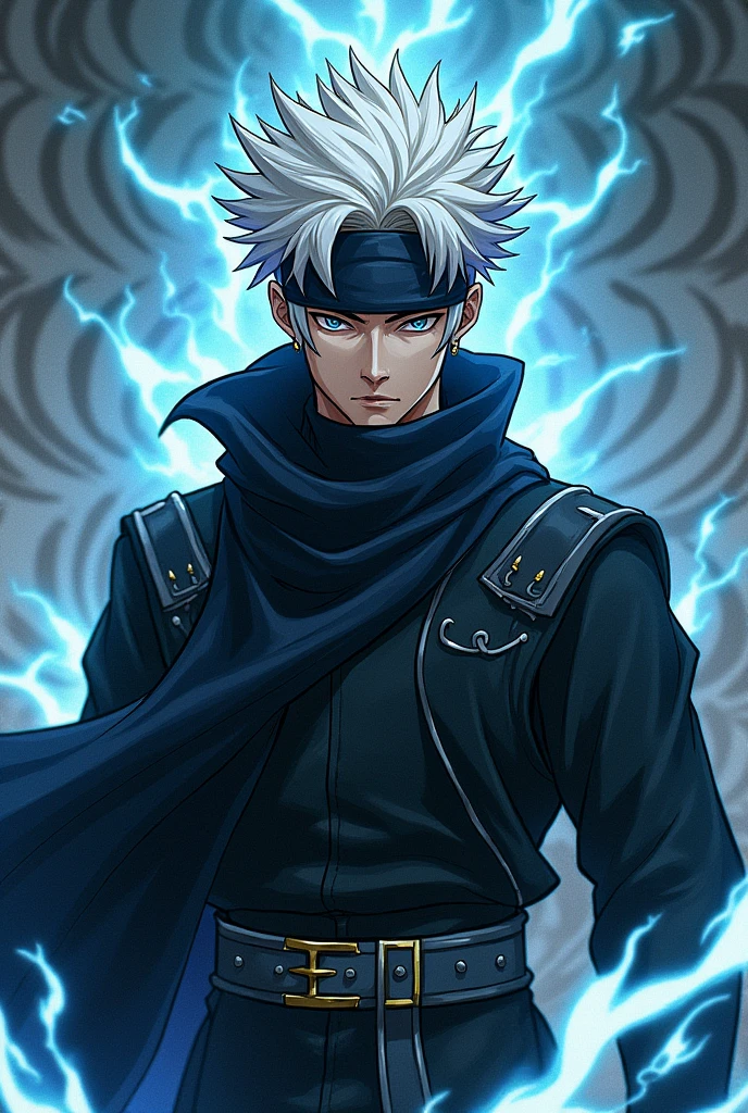 sung jin woo with satoru gojo fusion