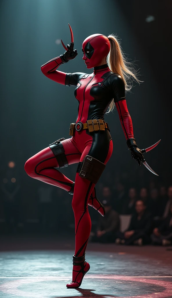 female deadpool, Acrobatic dance,