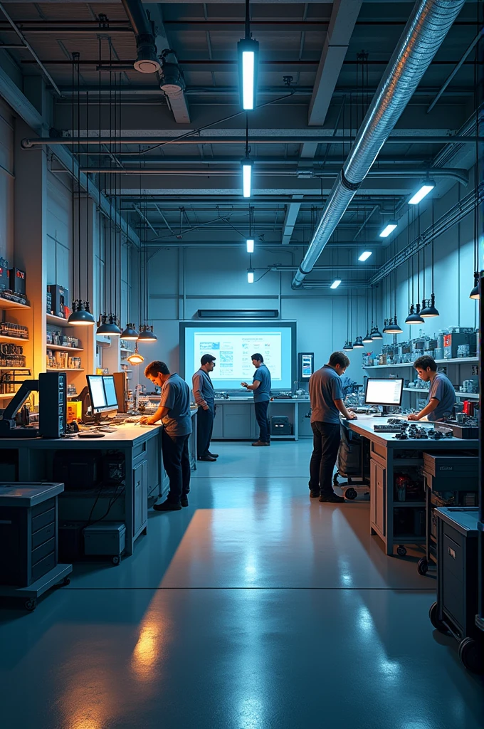 Workshop using modern technology 