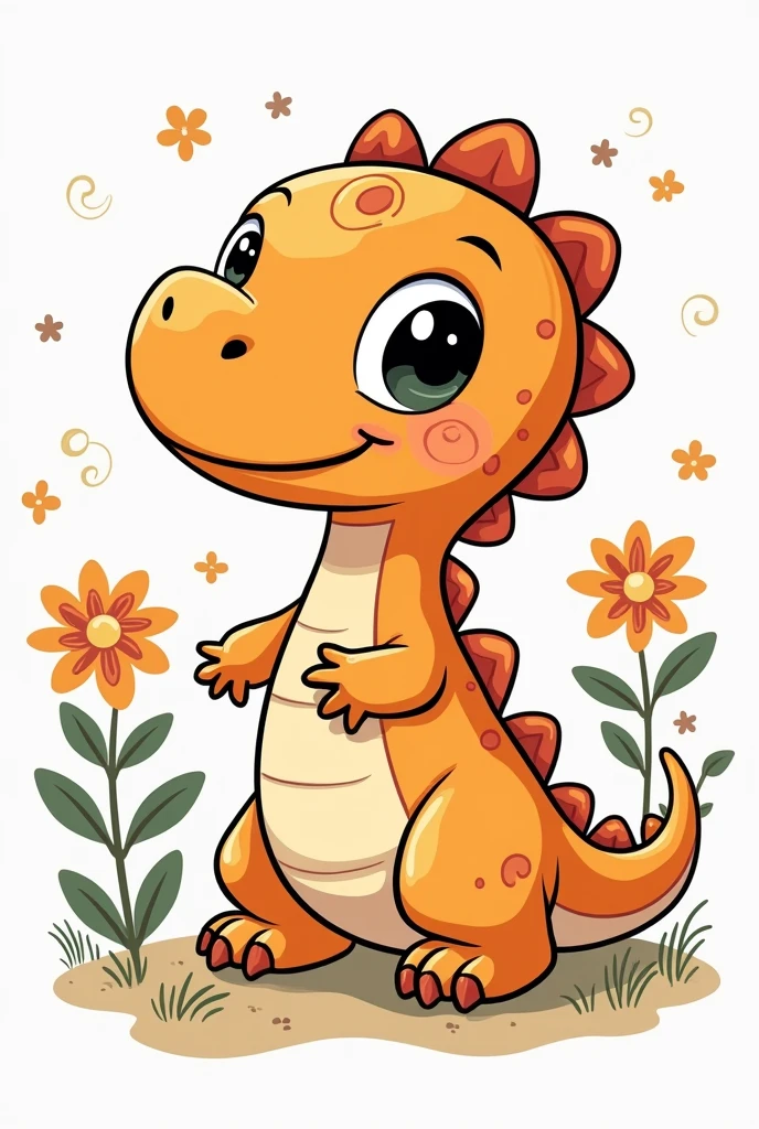 Baby dinosaur coloring pages