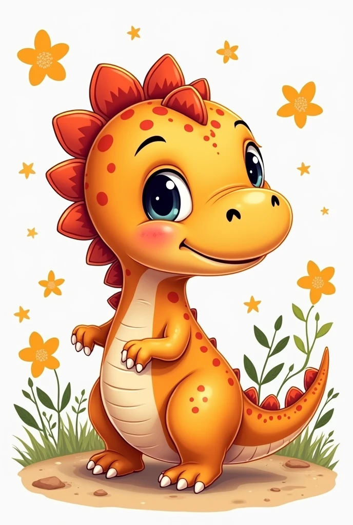 Baby dinosaur coloring pages