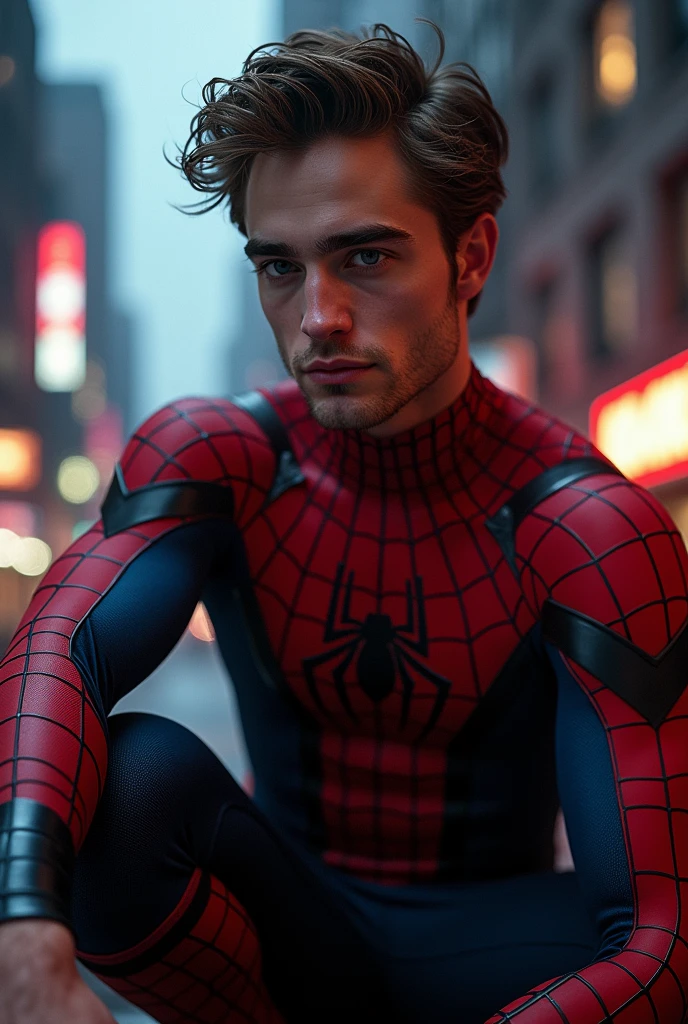Robert Pattinson como spiderman, sexy