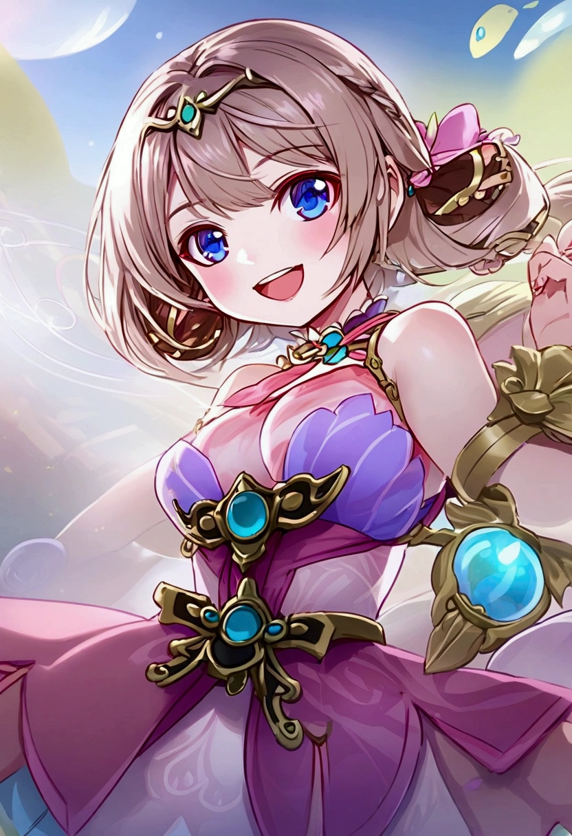 Angela in highshool uniform cute smile