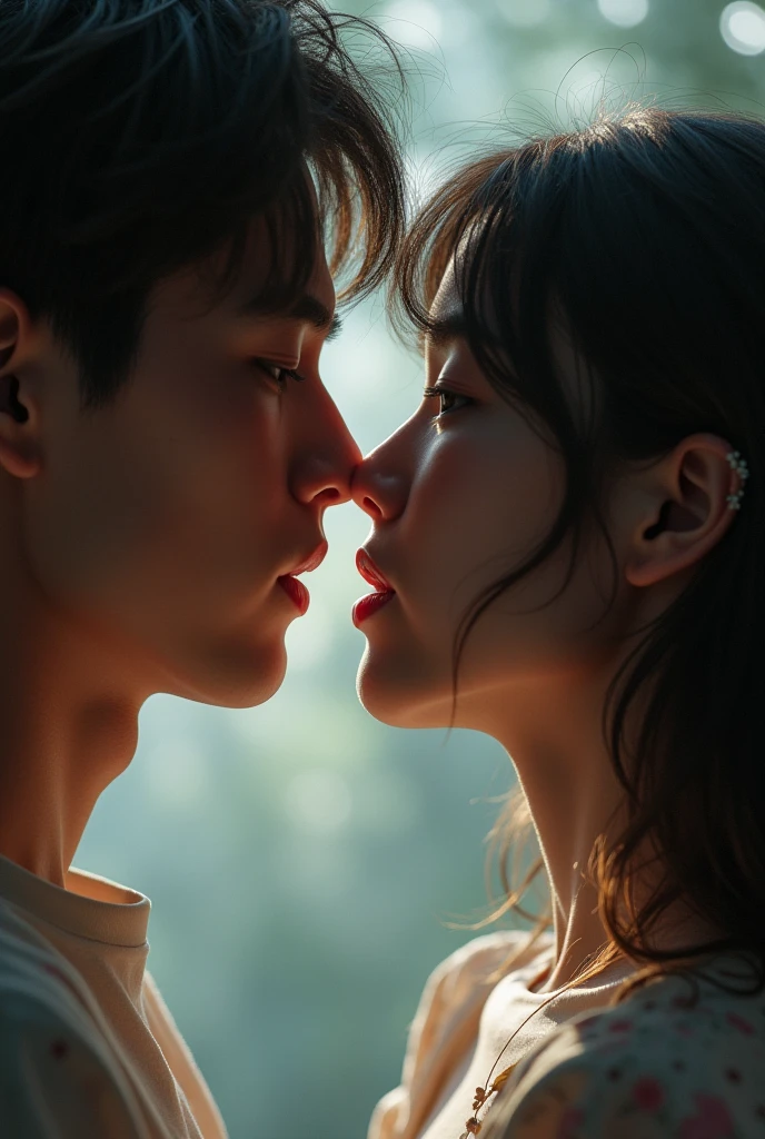 Crush Looking at other person Lips