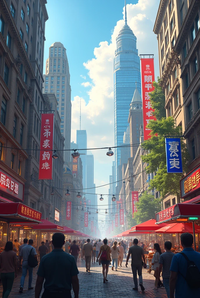 A city