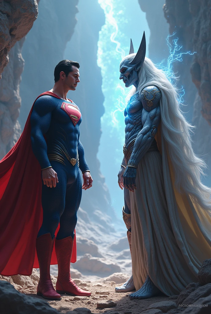 Superman talking feraun