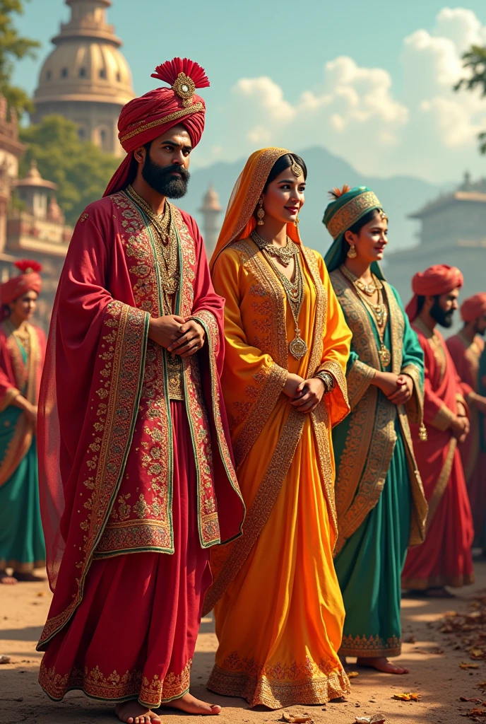 Indian uttar Pradesh dressing