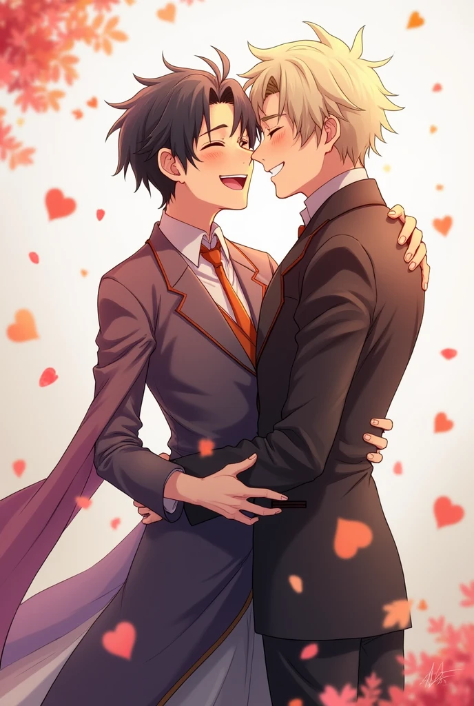 Draw Geto Suguru and Gojo Satoru happy as a couple :(
Son de jujutsu kaisen :in