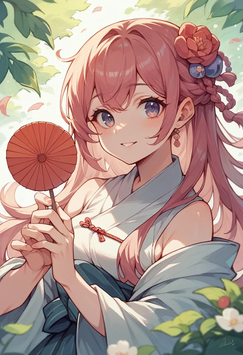 Cute but beautiful Japanese girl、Clear